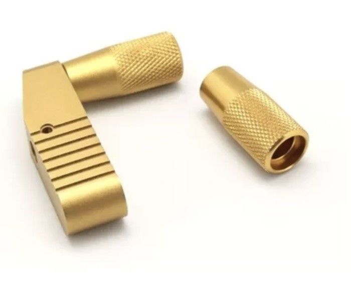 Màu vàng CNC xoay bộ phận nhôm anodized 6061 T6 cho thân xe