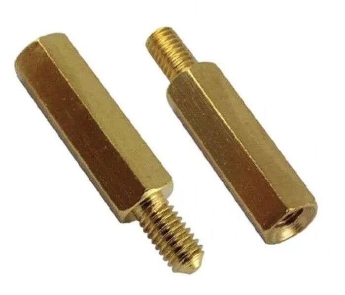 M3 X 8 + 6mm Hex Brass Standoff Screw cho PCB Spacer Tiêu chuẩn ANSI