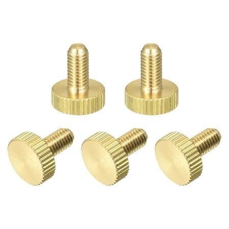 Vòng vít ngón tay cái, M5x10mm Bụt đồng phẳng Chốt cầm nút buộc cho nhà, điện tử, máy
