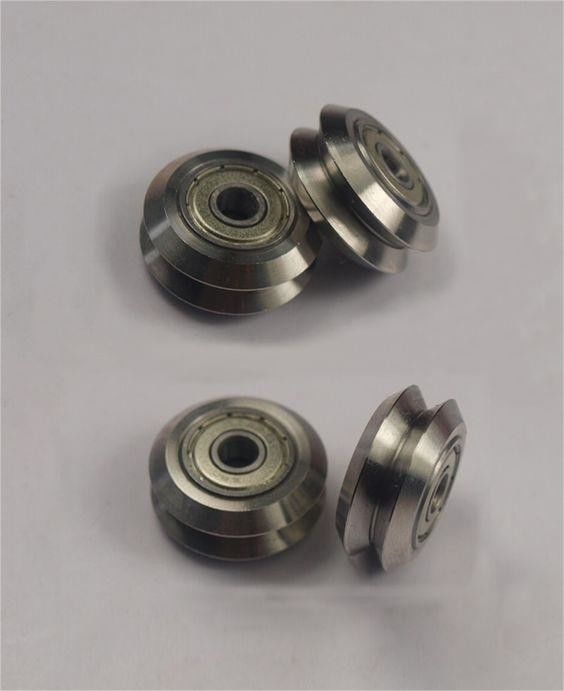Thiết bị in 3DPhụ kiện Máy CNCPhần máy mởStainless Steel Metal Dual V Wheel-V Slot Aluminium LinearExtrusion