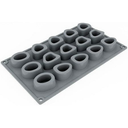 BakingMold ủ đông với 15 khoang, mỗi 1.89 inch x 1.57 inch x 0.91 inch cao
