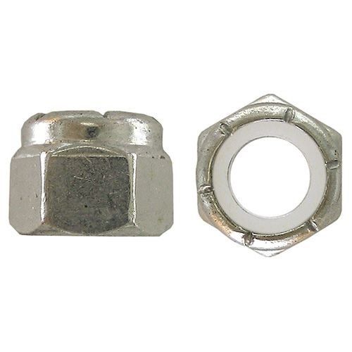 Chất liệu chính xác Hex Head Lock Nuts - 7/8-in Dia - 9 Pitch - Zinc Plated - Nylon Insert