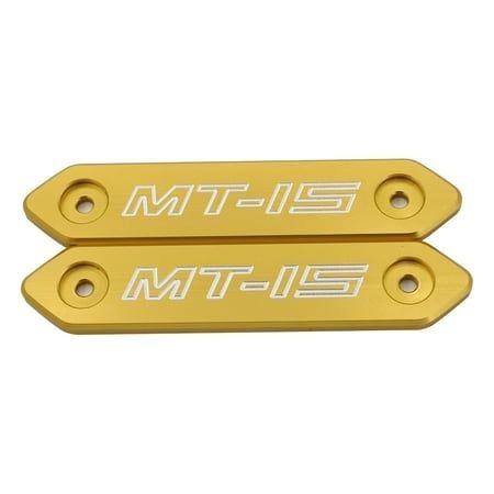 CNC hợp kim nhôm phụ kiện trang trí bên ngoài Mtkracing cho MT-15 2018 Chiếc xe máy - Vàng