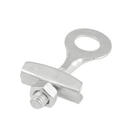 Silver ToneMetal xe đạp xe đạp phụ tùngTrang kéo kéo 6mm Dia.Thread, Size:5 x 2cm /2