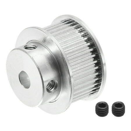 40 răng 5mm Bore TimingPulley đồng bộ bánh xe bạc, cho dây đai máy in 3D, Máy CNC