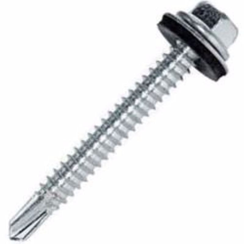 Số 14 Kích thước X 3/4 In. L Hex Hex đầu tấm kim loại vít 1 lb