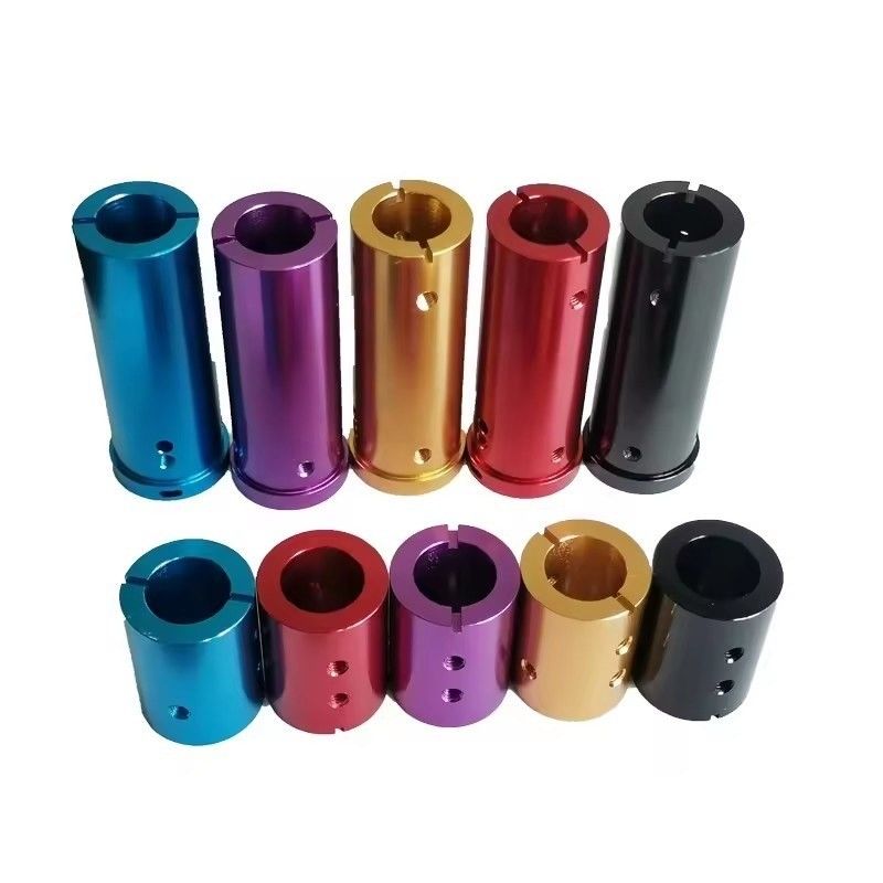Các bộ phận CNC tùy chỉnh độ chính xác cao nhôm màu sắc nhôm anodized phần quay