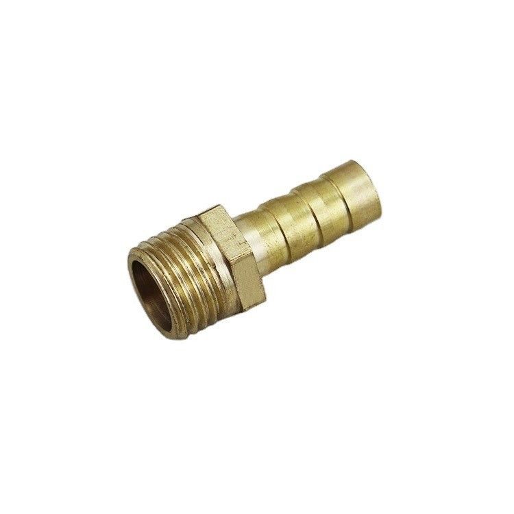 Dòng ống dẫn khí nén Hydraulic đồng nữ nam thẳng chéo X Y T hình dạng adapter ống ống Barb Fitting