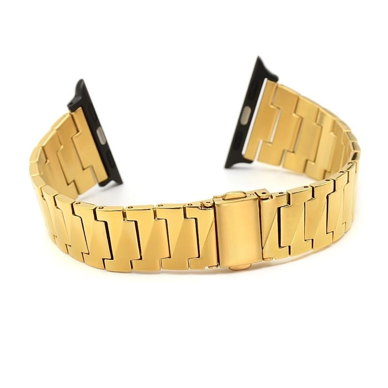 Nhà máy bán buôn Giá đồng hồ dây đeo thời trang vàng 304 thép không gỉ Apple Band với dây đeo mùa xuân