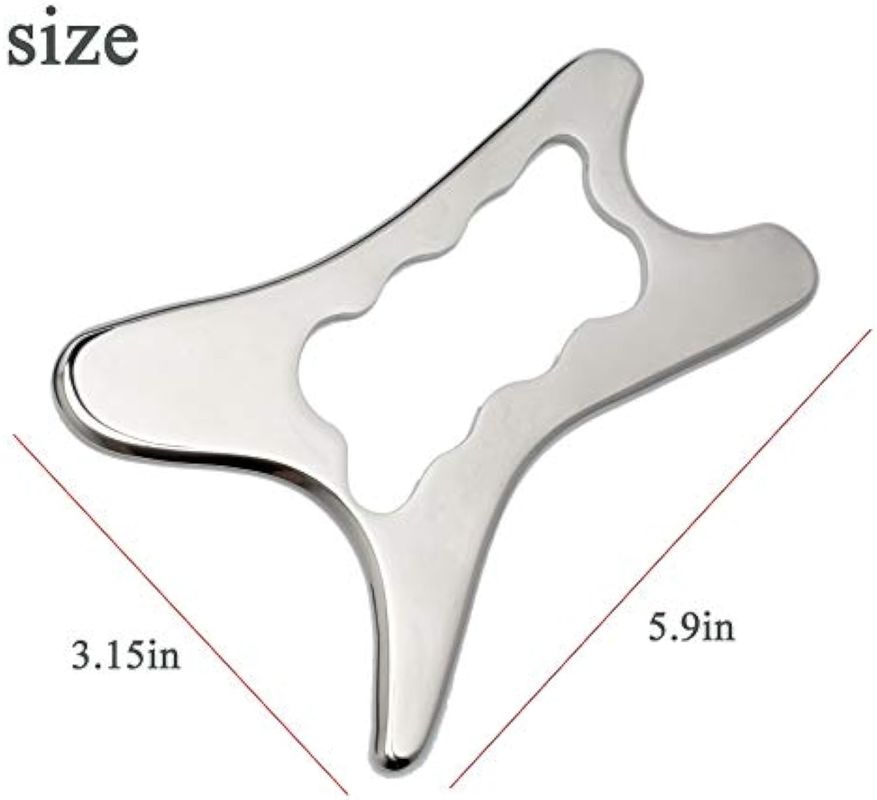 Stainless Steel Scraping Gua Sha Công cụ Massage Tool, Công cụ Xá cơ bắp, IAS TM Massage Tools For Relaxing Soft Tissue