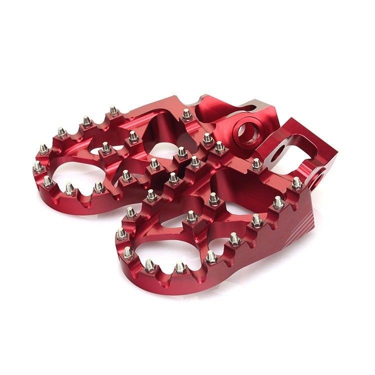 Sản xuất hàng loạt nhỏ tùy chỉnh CNC Máy kim loại nhôm hiệu suất cao xe máy Dirt Bike Footpegs