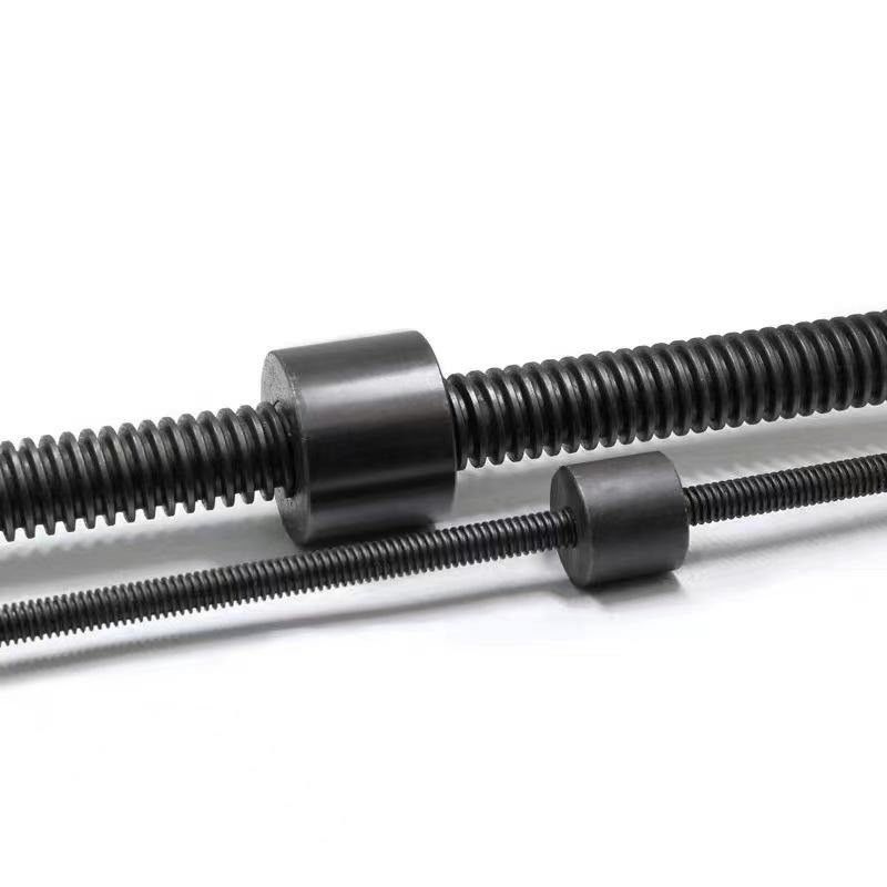 Nhôm đồng Đen thép chì vít CNC xoắn ốc Trapezoidal Rod Shaft Máy may Thiết bị y tế Sử dụng