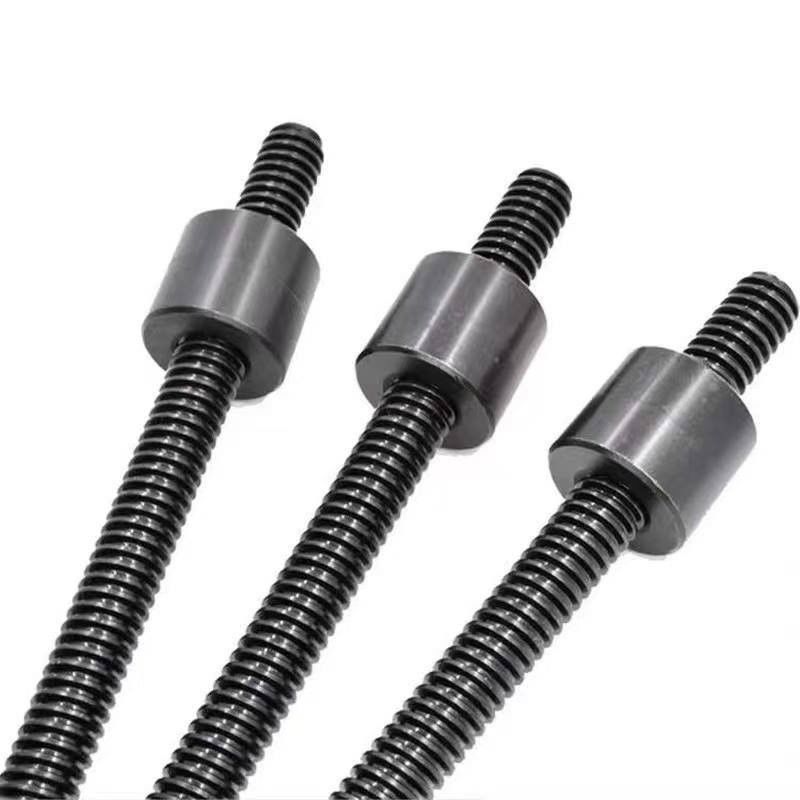 Nhôm đồng Đen thép chì vít CNC xoắn ốc Trapezoidal Rod Shaft Máy may Thiết bị y tế Sử dụng