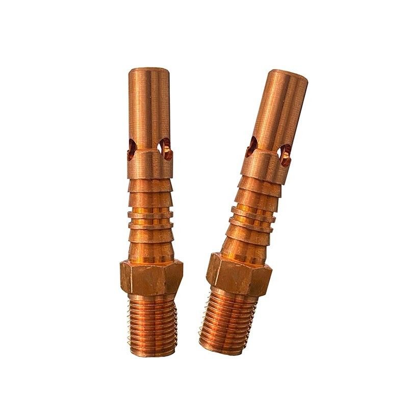 Trung Quốc sản xuất cao sức mạnh CNC tùy chỉnh máy quay gia công Chiếc đồng mỏng mỏng trục Chiếc đồng đỏ